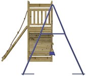 vidaXL Parque infantil de exterior madera de pino impregnada