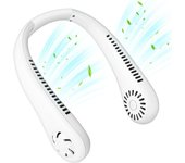 Ventilador De Cuello Colgante Sin Hojas, Mini Ventilador Portátil Usb, Súper Fuerte Viento, Silencioso Viento Natural, Recargable