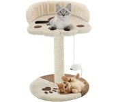 vidaXL RASCADOR PARA GATOS CON POSTE DE SISAL 40 CM BEIGE Y MARRÓN