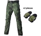 Outdoor Men Combat Pants +Knee Pads Tactical Pant Hiking Camo Pants Working Hunting Clothes Wear Resistant Multi-pocket