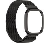 Milanese Loop Strap For Xiaomi Mi Watch 4/3 strap belt Metal Belt Magnetic Correa Bracelet+Case Redmi watch 3 active Band Strap