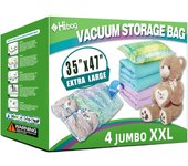 Bolsas de almacenamiento al vacío con bomba Eléctrica, paquete de 30 bolsas de Ahorro de espacio con el vacío para Ropa, ropa, cojines, mantas y bordes de Cama