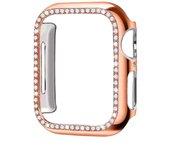 img Diamond Case For Apple Watch Cover 9 8 7 41mm 45mm 44mm 40mm Bling Bumper Protector Shell For iWatch Series 8 3 4 5 6 SE