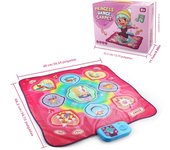 90x90cm Music Play Mat Educational Toys For Kids Large Elecrtic Dancing Mat With Lights Keyboard With 3 Game Modes Sport Toys
