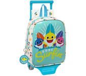 Mochila con carro Baby Shark Surfing 22X27X10Cm (Safta 612360280)