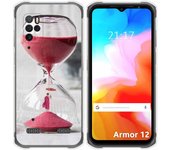 Funda Silicona para Ulefone Armor 12 5G diseño Reloj Dibujos