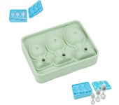 Molde creativo para cubitos de hielo, divertido molde para cubitos de hielo con tapón anal, novedoso molde de silicona para cubitos de hielo con tapón anal, imprescindible para fiestas de adultos, adecuado para bares, cócteles, whisky (azul)