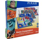 DISNEY PIXAR - Compendio Games - Multijuegos - Incluye 4 juegos de mesa - Regalo para toda la família - Mayores de 5 años - 2  o más jugadores