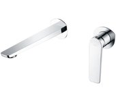Imex Nápoles GLN047 grifo monomando empotrado para lavabo de latón con acabado cromado