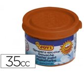 ESTUCHE TÉMPERA ESCOLAR 5 BOTES 35 ML - MARRÓN JOVI 50312