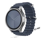 20mm 22mm Silicone Ocean Band for Samsung Galaxy Watch6/4/5/5Pro/Active 2 / Huawei Watch GTR Bracelets for Amazfit bip/GTS Strap