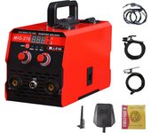 máquina de soldadura Mig semiautomática 3 en 1, soldador de soldadura con inversor de sincergia sin gas, arco de argón Tig,220V soldador eléctrico de arco inversor, herramientas Herramienta de Soldadura Eléctrica de Precisión