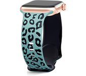 Engraved Strap For Apple Watch Band 45mm 44mm 42mm 41mm 40mm 49mm Silicone Correa Bracelet iWatch Series 8 9 7 SE 6 5 4 3 Ultra