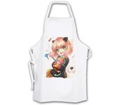 MERCHANDMANIA DELANTAL ania spy family serie anime kawaii cute linda cocina kitchen apron yor loid forger