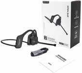 Open-Ear Headsets with Noise Canceling Boom Microphone Lightweight Bluetooth Wireless Headphones for Trucker Office Call Center