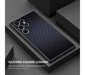 Metallic Texture Carbon Fiber Phone Case for Samsung Galaxy S22 Note 20 Ultra S23 S21 S20 FE S10 S10E Silicone Cases
