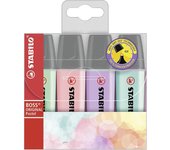 Stabilo 70/4-2 Marcador fluorescente Boss 4uds pastel surtidas