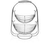 Versa Chrome Frutero, moderno, Medidas (Al x L x An) 30 x 4,3 x 30 cm, , Color Cromado