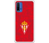 Funda original compatible con Xiaomi Redmi 9T/Pocophone M3 - Sporting Trama Roja