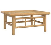 vidaXL Mesa de jardín bambú 65x55x30 cm Conjunto Terraza Muebles Jardín Exterior Juego de Muebles de jardín Mueble Jardín Exterior Muebles de Salon Exterior