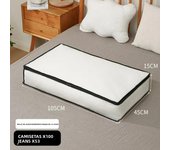 Underbed Storage Bag Foldable Quilt Bag Wardrobe Clothes Storage Box Dustproof Organizer Large Capacity Quilt Storage Bag