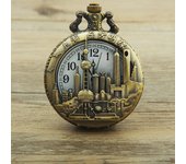 Fashionable Multiple Spherical Styles Vintage Relief Steampunk Carved And Hollowed Out Roman 15 Types Pocket Watch On Chain