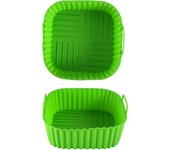 Air Fryer Paper Liners silicone Parchment Paper Liner for Microwave, Non-Stick Air Fryer Liners Square Free of Bleach