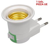 E27 LED light Male Sochet Base type to AC Power 220V EU Plug lamp Holder Bulb Adapter Converter + ON/OFF Button Switch