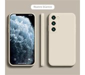 Soft Liquid Silicone Cover Case For Samsung Galaxy S23 S22 S21 S20 S10 S10e S9 S8 Ultra Phone Funda Candy Color Coque