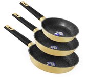 Set de Sartenes CECOTEC Set Vulcano 20-24-28
