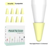 8 Pcs Silicone Replacement Tip Case For Apple Pencil 2 1 Touchscreen Stylus Pen Case Nib Protective Cover Skin for Apple Pencil