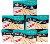 Ventresca de bonito en aceite de oliva pack 6 unidades. Ria de Santoña