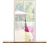 Cortina mosquitera para Puertas, Mosquitera estampada, Puerta, 90x210 cm, Superfina Canvas para dejar pasar el Aire, Cierres magnético Automático que Evita El Paso de Insectos, fácil montaje