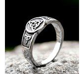 2022 Witch Knot Stainless Steel Ring Wiccan Cross Celtics Knot Women Rings Witchcraft Good Luck Protection Amulet JEWELRY