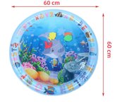 Water Sensory Play Mat Thickened Inflatable Water Mat For Cat And Dog Pet Playmat With Fish Sea Ocean Theme Sensory Toy Water