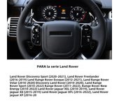 Car Steering Wheel Paddle Shifter Cover for Land Range Rover Evoque Discovery Sport For Jaguar XF XE Carbon Fiber ABS Accessory