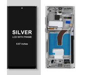 6.67" S22 Ultra Amoled Display for Samsung Galaxy S22 Ultra Lcd Display S908B S908U Digital Touch Screen Replacement with Frame