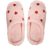 LINDAS ZAPATILLAS PARA MUJER - Zapatillas de casa para interiores mullidas, acogedoras y cálidas - Lindas zapatillas con forma de corazón para mujer