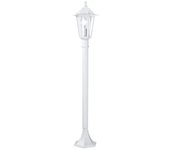Eglo Baliza farola mini aluminio blanco 100 cm - Laterna5