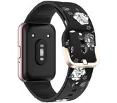 Printed Band for Samsung Galaxy Fit 3 Strap accessories Sport Rubber belt Silicone Bracelet Correa for Samsung Galaxy Fit3 Bands