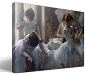 Cuadro Canvas Ballerinas de Edgar Degas - Reproducción Digital - Lienzo de Algodón 100% - Bastidor de Madera - Calidad Superior