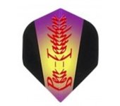 Plumas Pentathlon Standard Morada/Negra 2027Marca,Pentathlon,Geometria,Standard,Micrones,.75Dardos,Plumas,Plumas Pentathlon