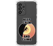 Funda Silicona Antigolpes para Samsung Galaxy A53 5G diseño Mujer Escalada Dibujos