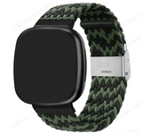 Braided Solo Loop Strap for Fitbit Versa 3 4 Band Adjustable Nylon Sport Watchband Bracelet for Fitbit Sense 2 Bands Watchband