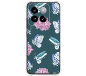 Tumundosmartphone Funda Silicona Antigolpes para Xiaomi 14 5G diseño Flores 10 Dibujos