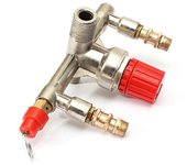 Kit de Piezas de la Bomba de Aire con Válvula de Liberación de Presión, Interruptor y Soporte de Aluminio