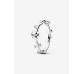 Pandora - Anillo de hoja de Groot de Guardianes DE LA Galaxia de Marvel - Plata de Lei