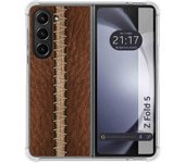 Funda Silicona para Samsung Galaxy Z Fold 5 5G diseño Cuero 01 Dibujos