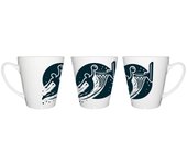 MERCHANDMANIA TAZA CÓNICA logo baloncesto deporte balon jugadores conica personalizada
