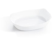 Luminarc Fuente de Horno Rectangular Opal Blanco 30x22cm Reciclable y Resistente